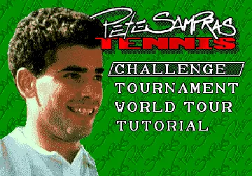 Pete Sampras Tennis (USA, Europe) (J-Cart) (MDST6636) screen shot title